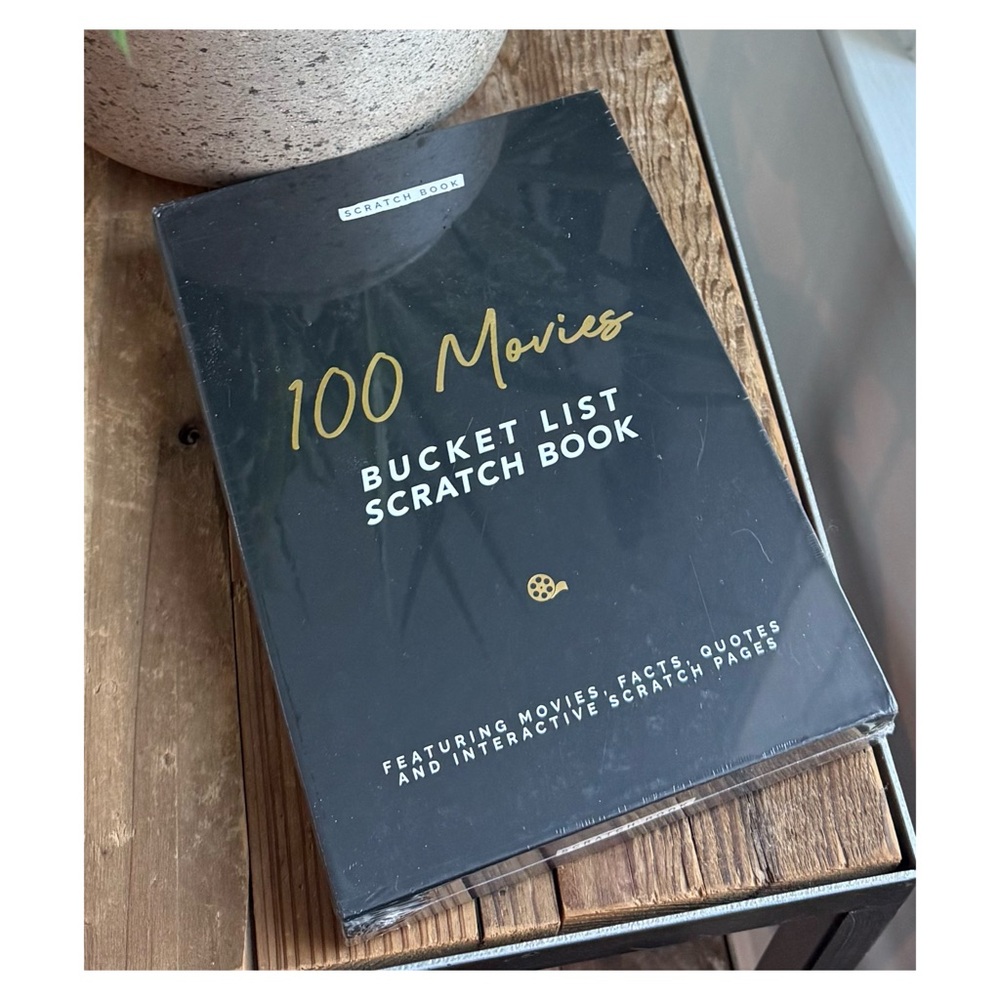 100 Movies • Bucket List Scratch Book